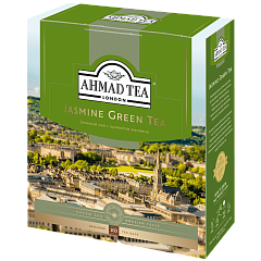 475i-08 Чай зеленый с Жасмином, р/п  с ярлыком 100х2г в фольге